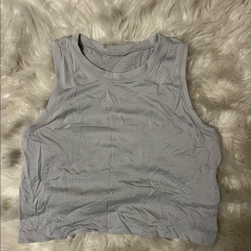Lululemon grey size 6 tank